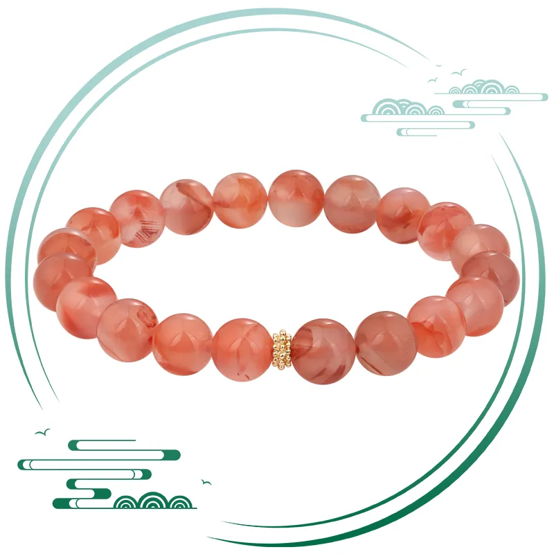 Yu Shangxuan Southern Red Agate Bracelets Unisex-1