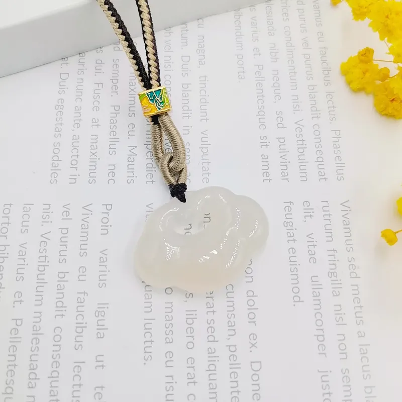 Yu Shangxuan Natural Chalcedony Necklaces Unisex-3
