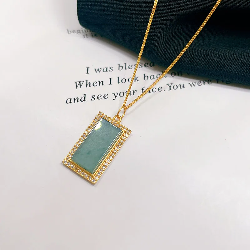 Yu Shangxuan Ice Glutinous Jadeite Necklaces Women's-1