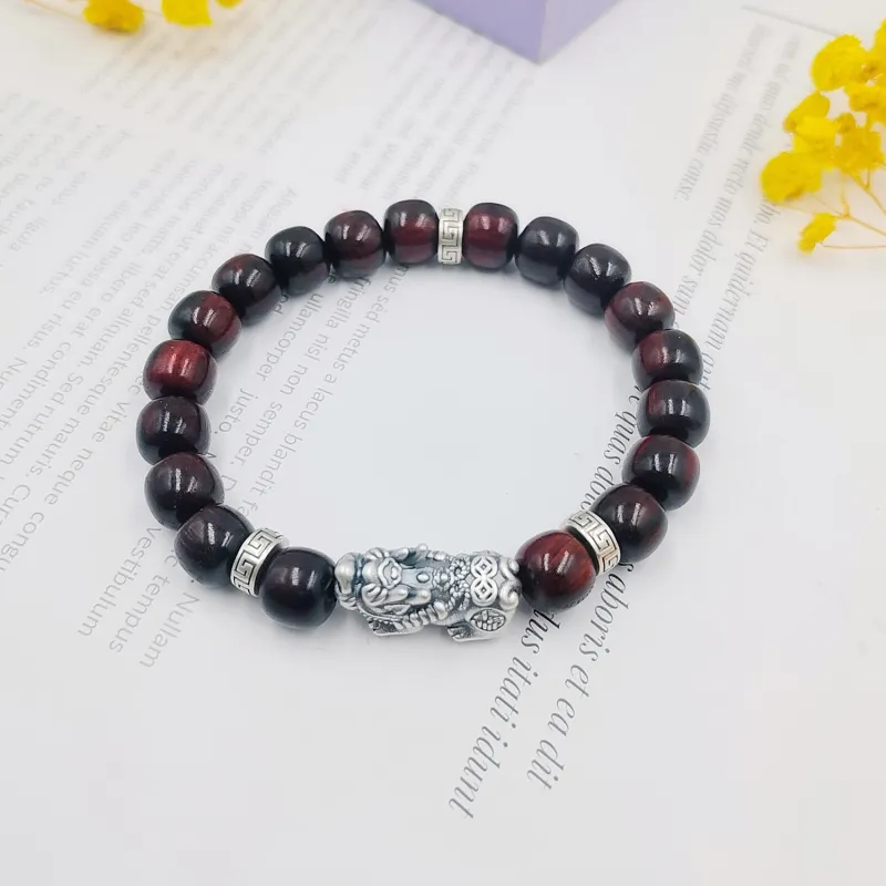 Yu Shangxuan Rosewood Precious Wood Bracelets Unisex-3