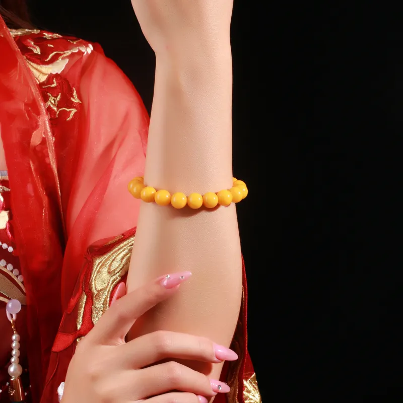 Yu Shangxuan Beeswax Fine Jade Bracelets Women's-3