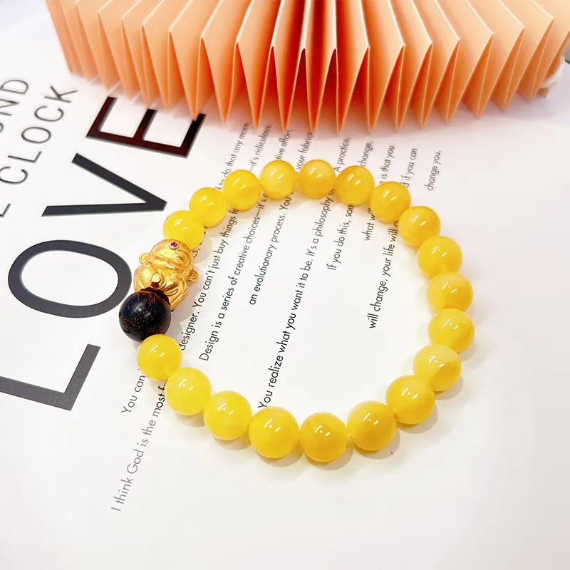 Yu Shangxuan Beeswax Fine Jade Bracelets Unisex-3