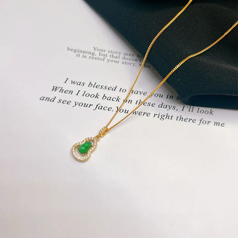 Yu Shangxuan Ice Glutinous Jadeite Necklaces Women's-1