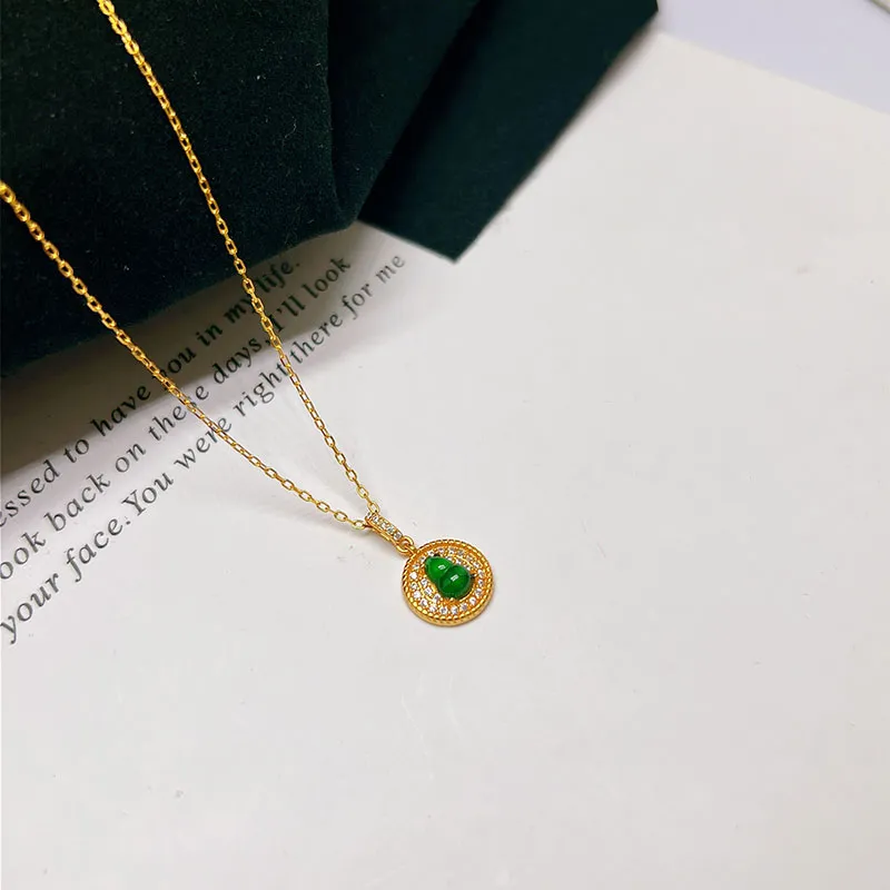 Yu Shangxuan Ice Glutinous Jadeite Necklaces Women's-1