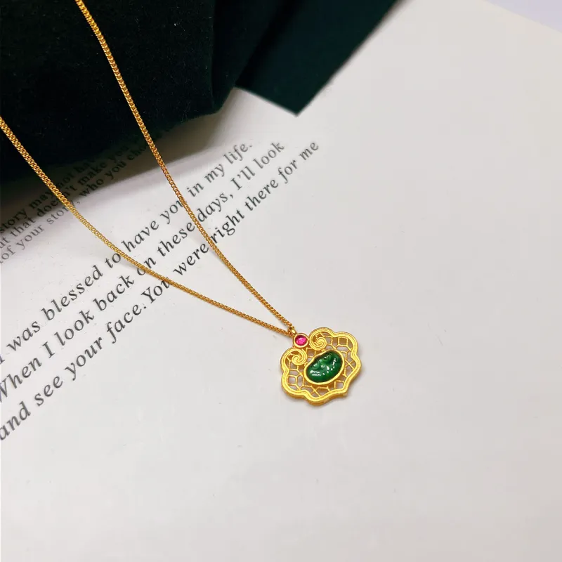 Yu Shangxuan Ice Glutinous Jadeite Necklaces Women's-1