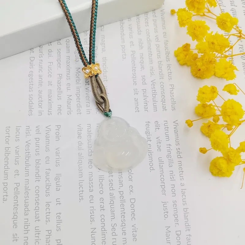 Yu Shangxuan Natural Chalcedony Necklaces Unisex-4