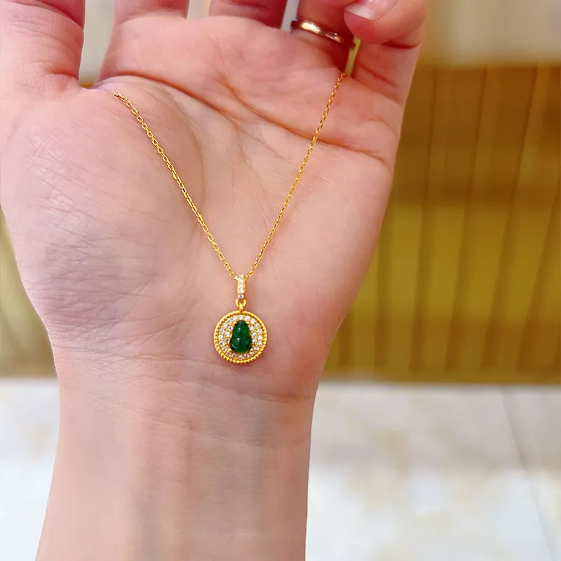 Yu Shangxuan Ice Glutinous Jadeite Necklaces Women's-2