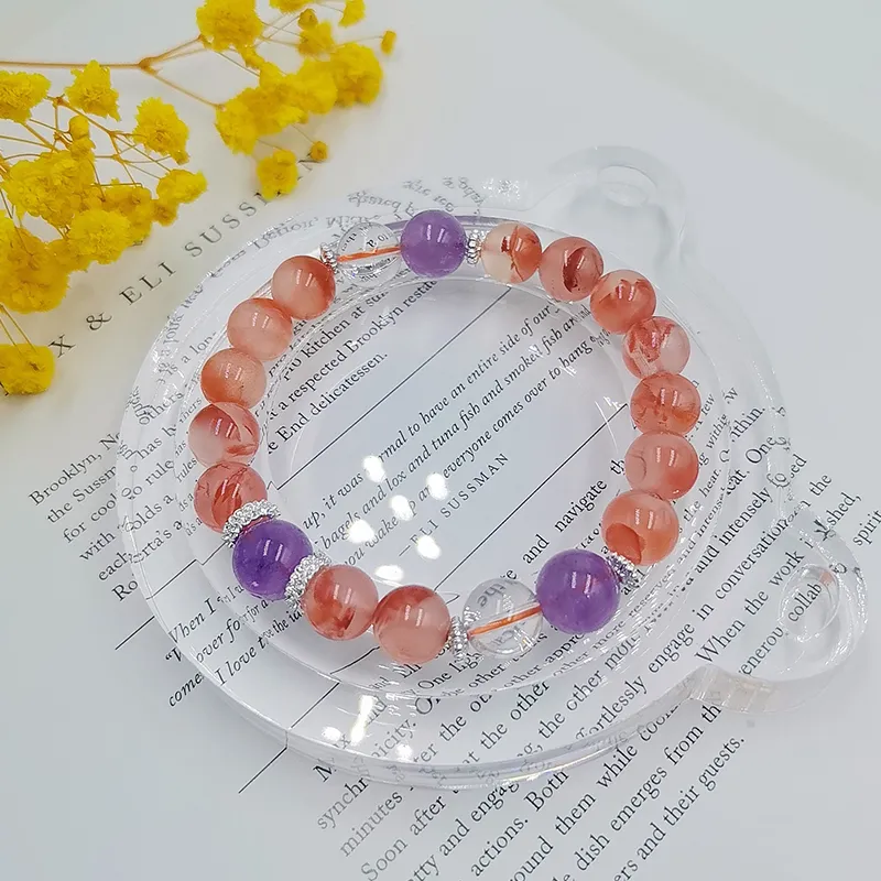 Yu Shangxuan Southern Red Agate Bracelets Unisex-2