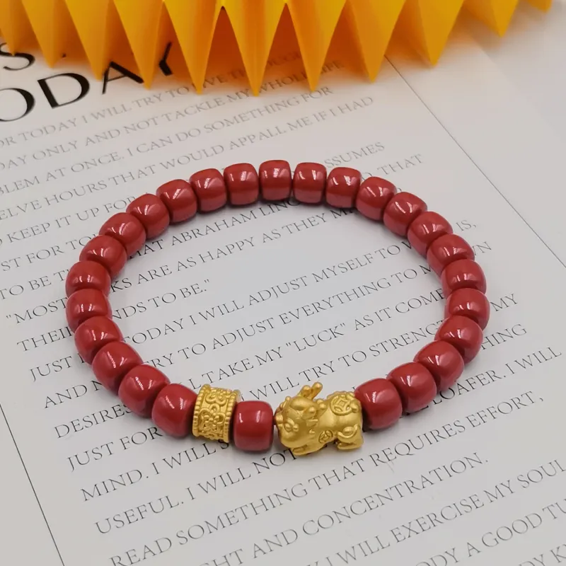 Yu Shangxuan Cinnabar Bracelets Unisex-2
