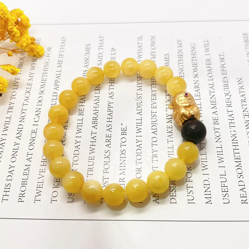 Yu Shangxuan Beeswax Fine Jade Bracelets Unisex-2