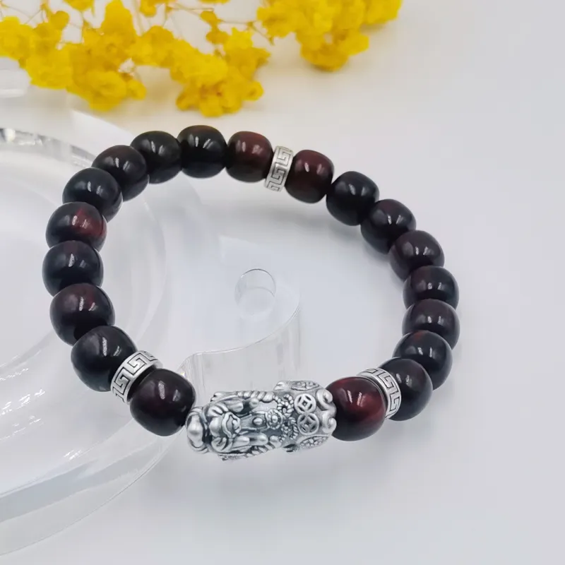Yu Shangxuan Rosewood Precious Wood Bracelets Unisex-4