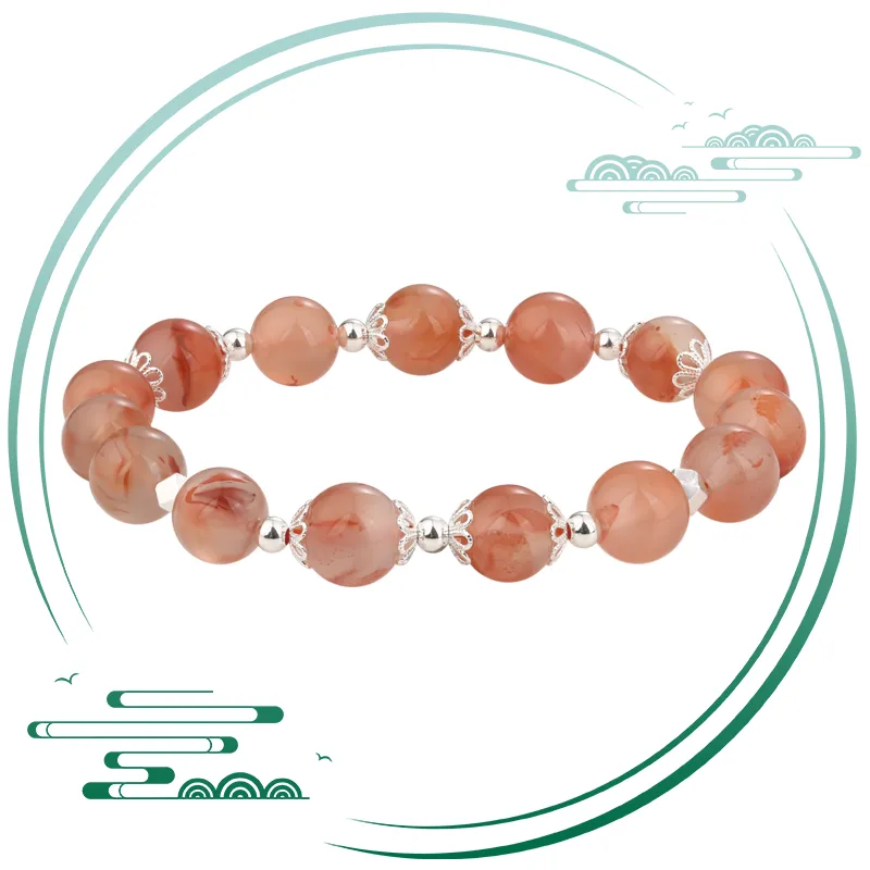 Yu Shangxuan Southern Red Agate Bracelets Unisex-4