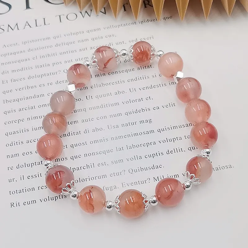 Yu Shangxuan Southern Red Agate Bracelets Unisex-1