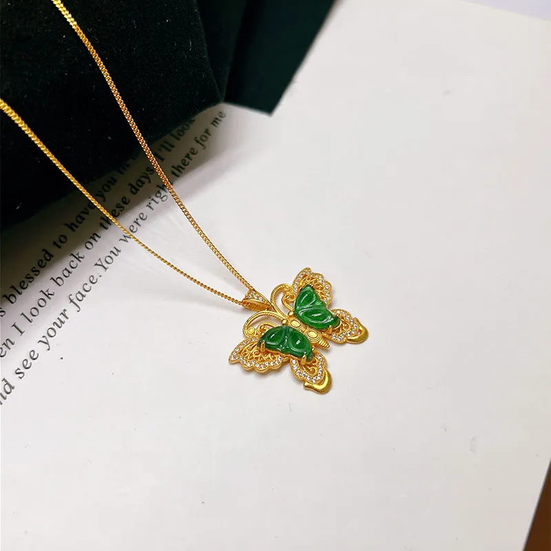 Yu Shangxuan Ice Glutinous Jadeite Necklaces Women's-1