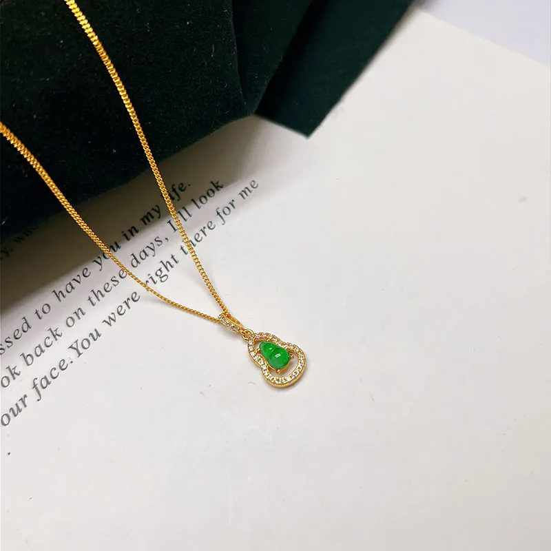 Yu Shangxuan Ice Glutinous Jadeite Necklaces Women's-2