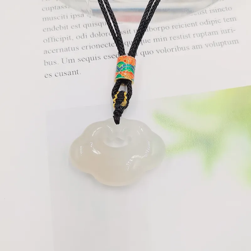 Yu Shangxuan Natural Chalcedony Necklaces Unisex-4
