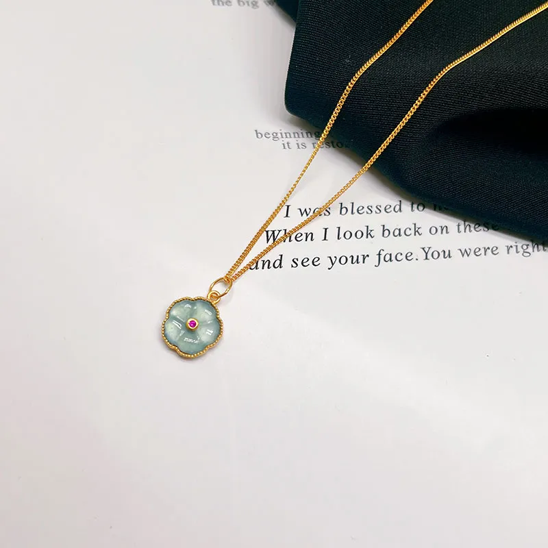 Yu Shangxuan Ice Glutinous Jadeite Necklaces Women's-1