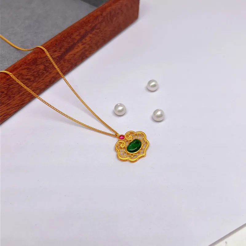 Yu Shangxuan Ice Glutinous Jadeite Necklaces Women's-2
