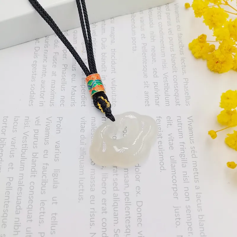 Yu Shangxuan Natural Chalcedony Necklaces Unisex-3