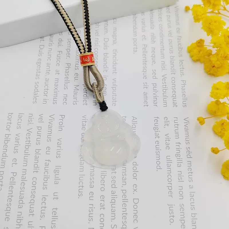 Yu Shangxuan Natural Chalcedony Necklaces Unisex-4