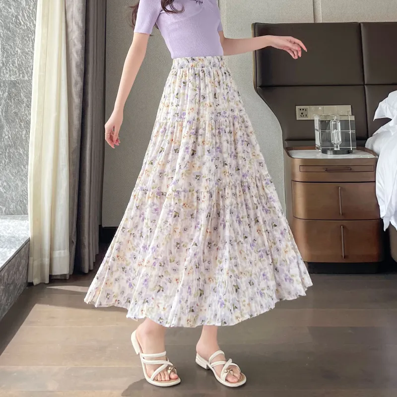 A Paradise For Awakening Casual Long Skirt Women's-5