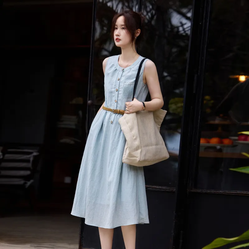 A Paradise For Awakening Sleeveless Dress Women's-5