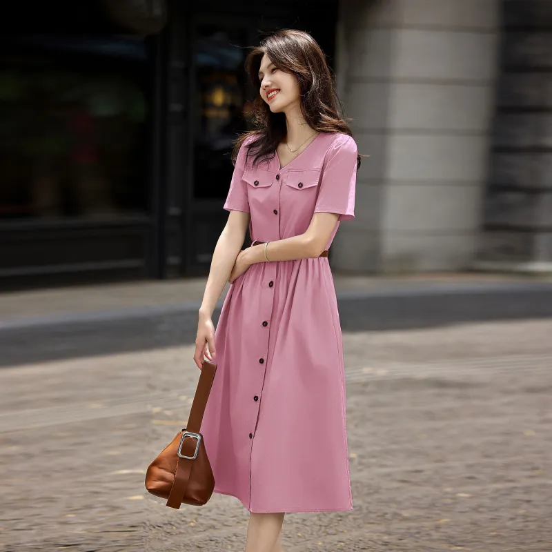 A Paradise For Awakening Short Sleeved Dress Women's-7