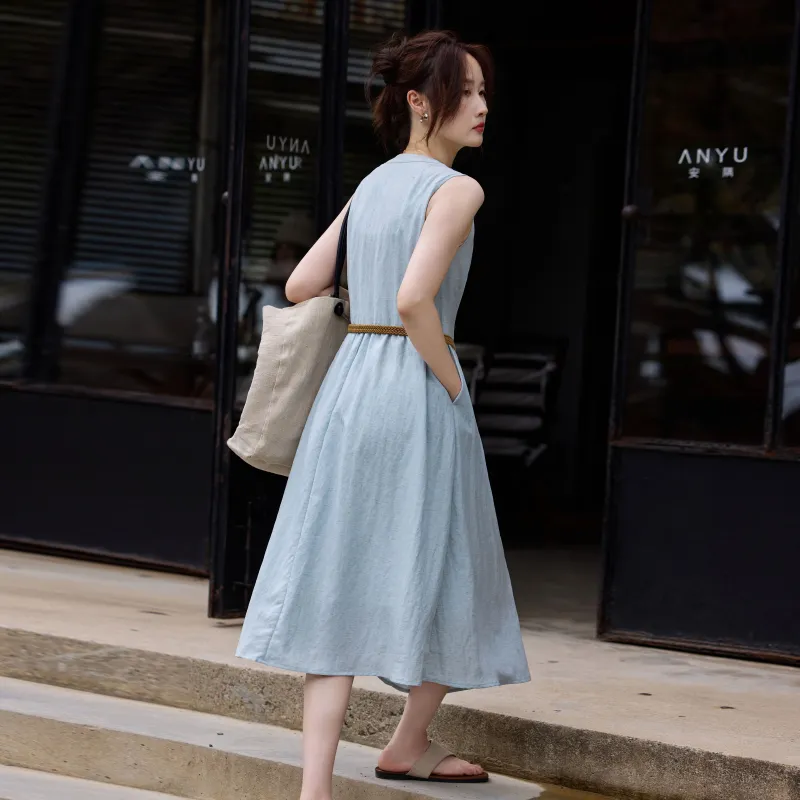 A Paradise For Awakening Sleeveless Dress Women's-4
