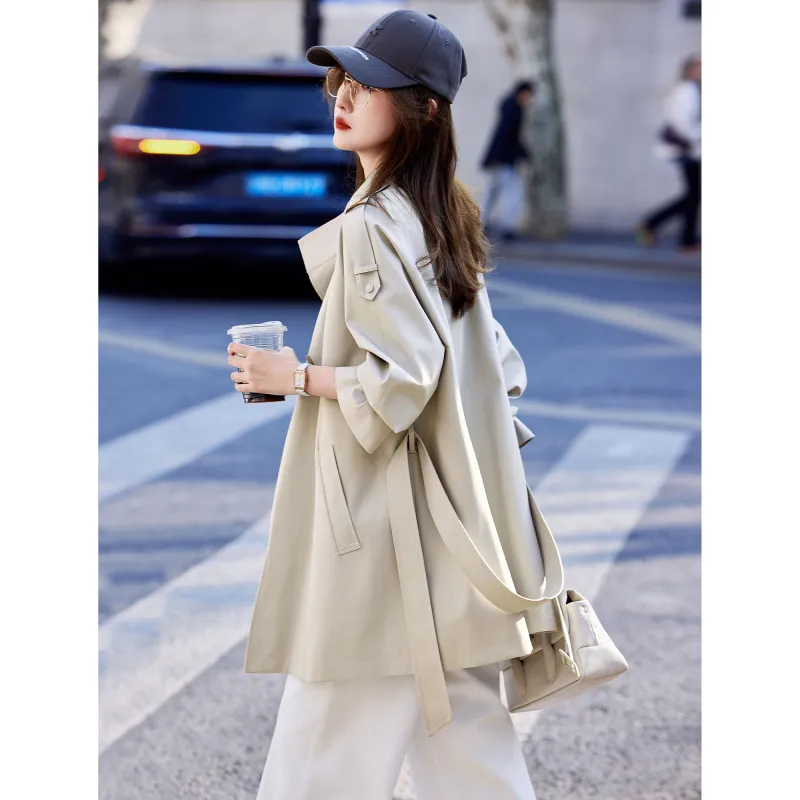A Paradise For Awakening Trench Coat Women's-10