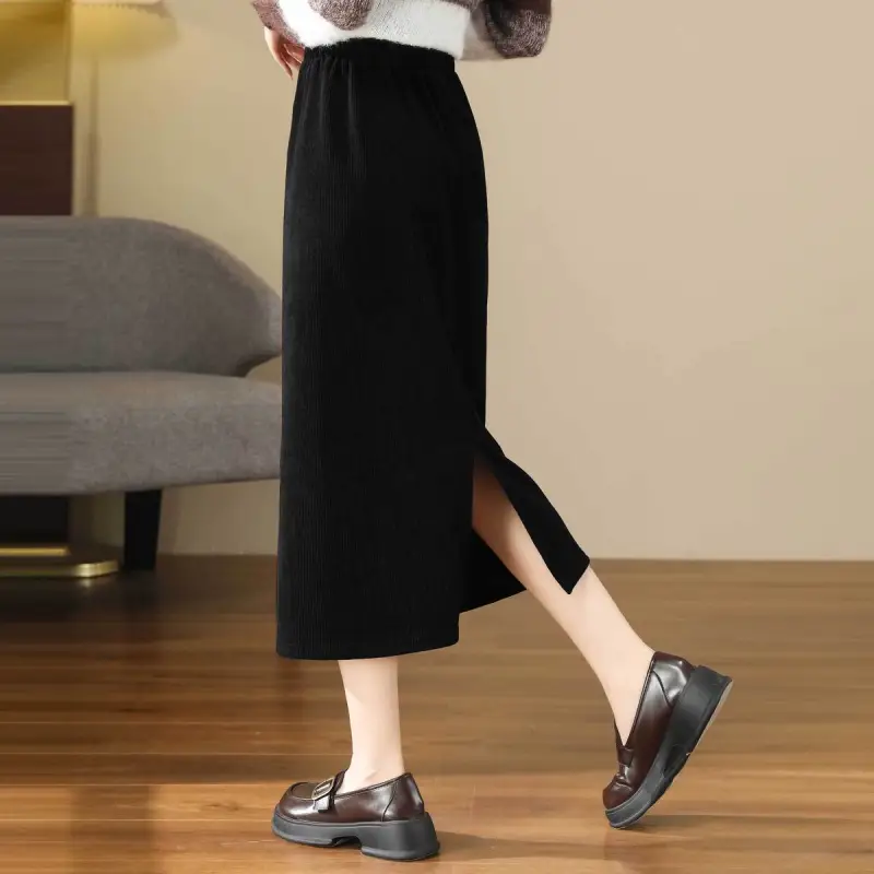 A paradise for awakening Casual Long Skirts Women's-10
