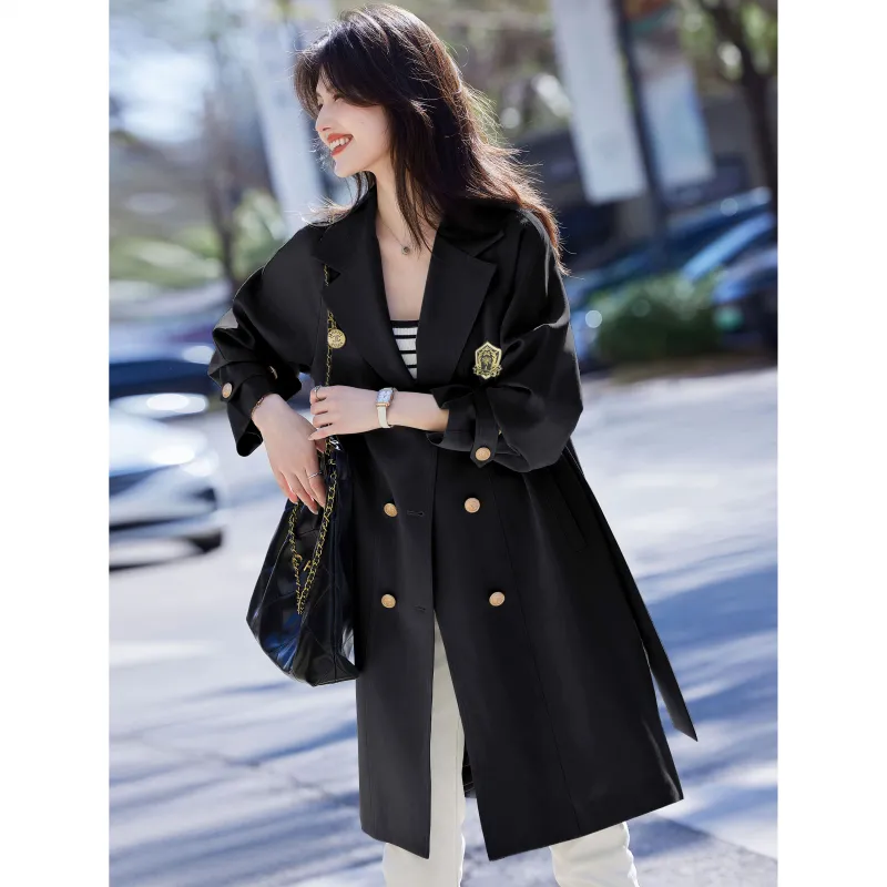 A Paradise For Awakening Trench Coat Women's-10