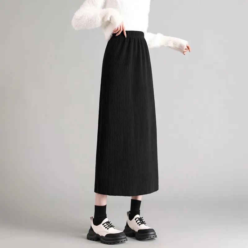 A Paradise For Awakening Casual Long Skirts Women's-14