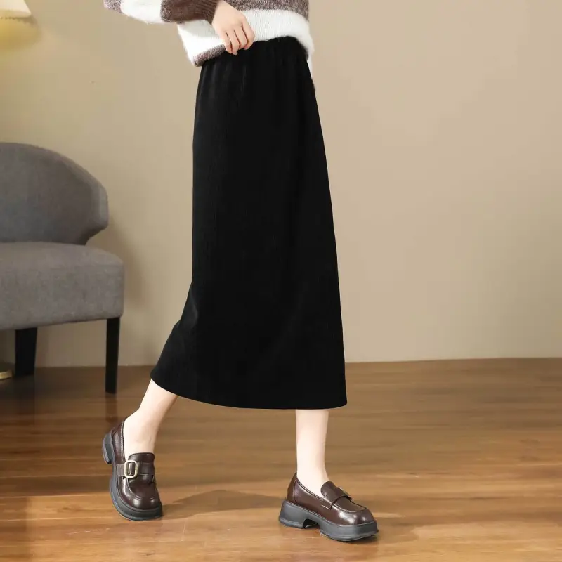 A paradise for awakening Casual Long Skirts Women's-11