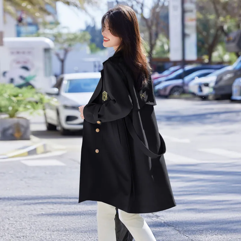 A Paradise For Awakening Trench Coat Women's-9