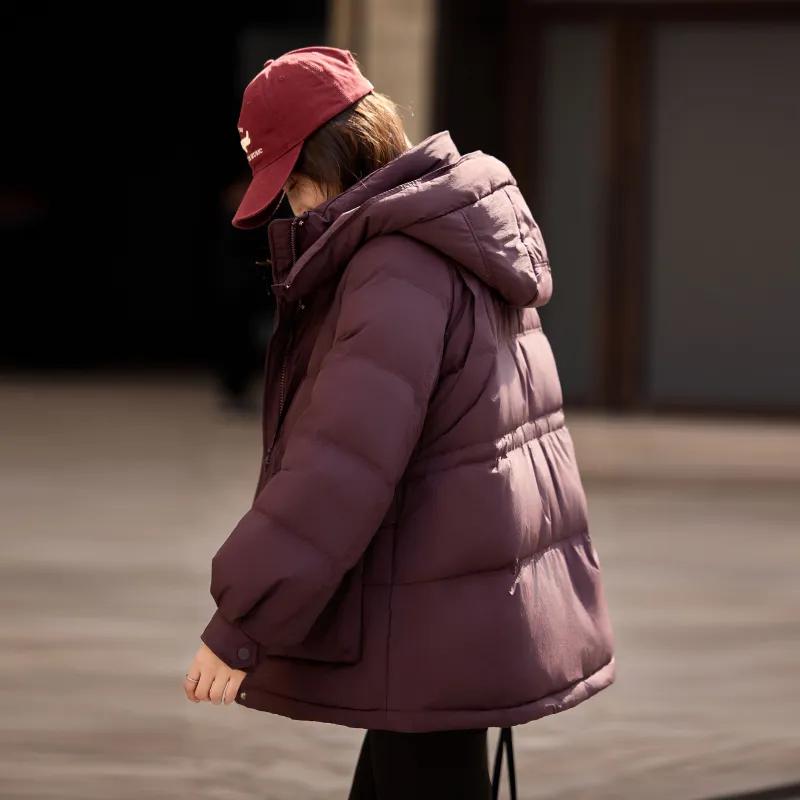 A Paradise For Awakening Down Jacket Women's Purple-2