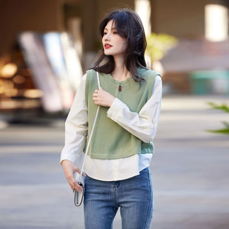 A Paradise For Awakening Sweatshirt Women's Green-4