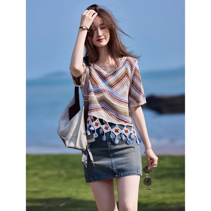A Paradise For Awakening Knitwear Women's Red-3