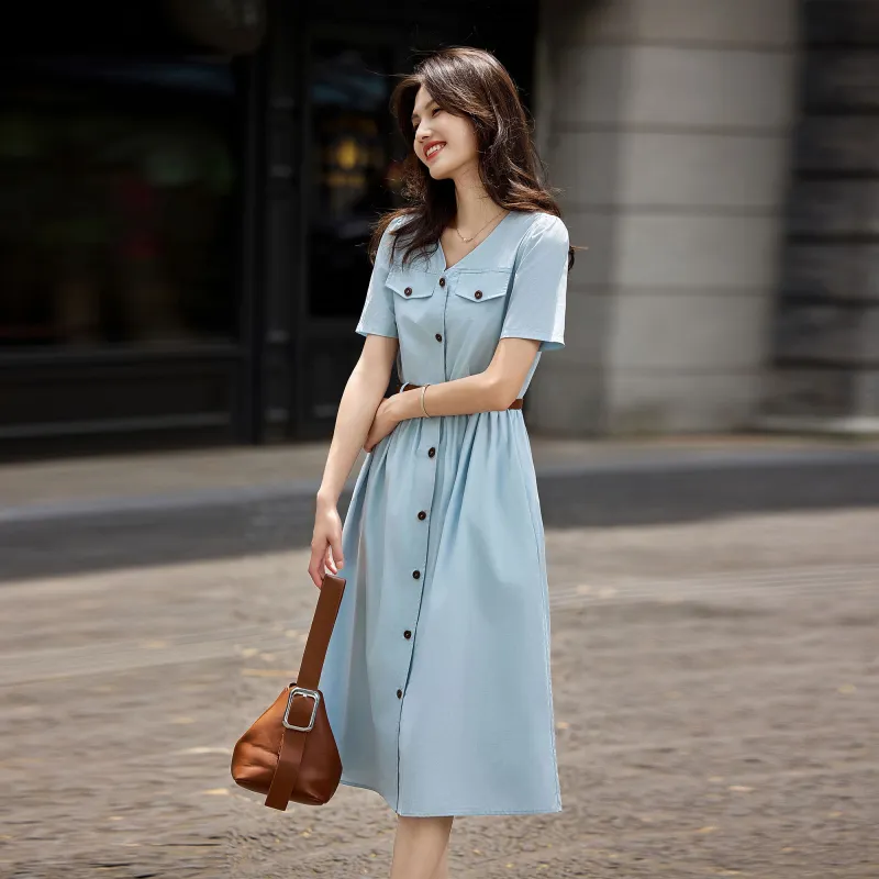 A Paradise For Awakening Short Sleeved Dress Women's-3