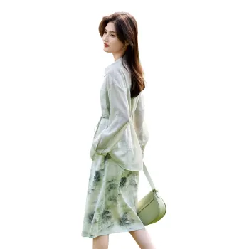 A Paradise For Awakening Skirt Set Women's Green