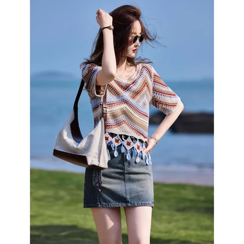 A Paradise For Awakening Knitwear Women's Red-2
