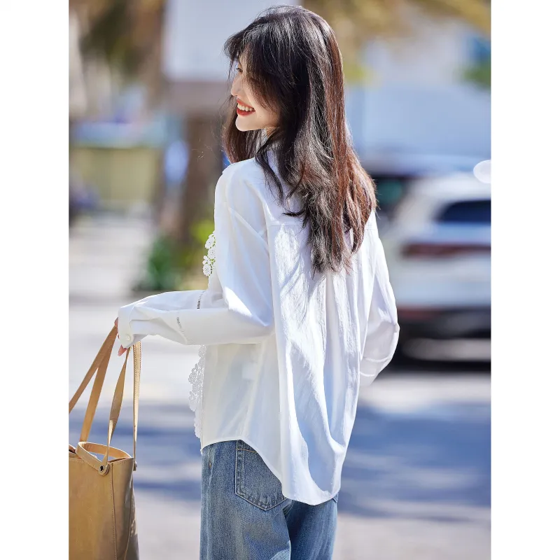 A Paradise For Awakening Shirt Women's White-3