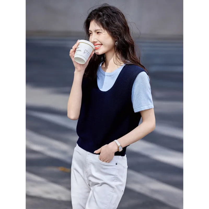 A Paradise For Awakening Knitwear Women's Navy Blue-7
