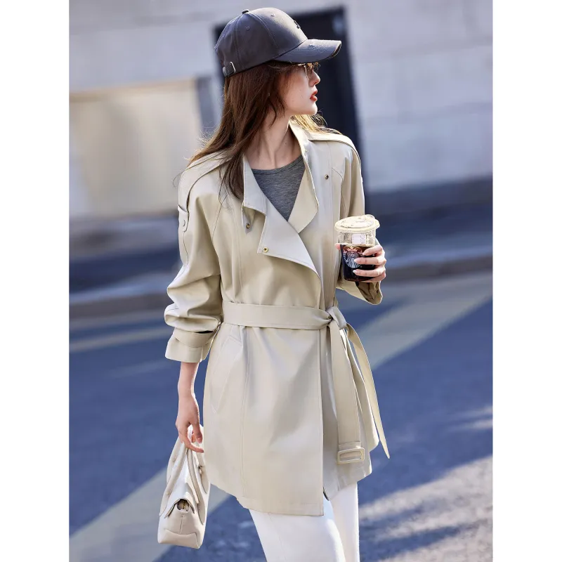 A Paradise For Awakening Trench Coat Women's-12