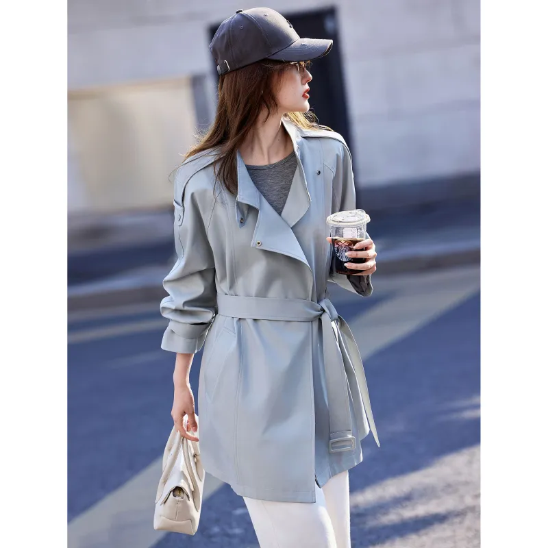A Paradise For Awakening Trench Coat Women's-5