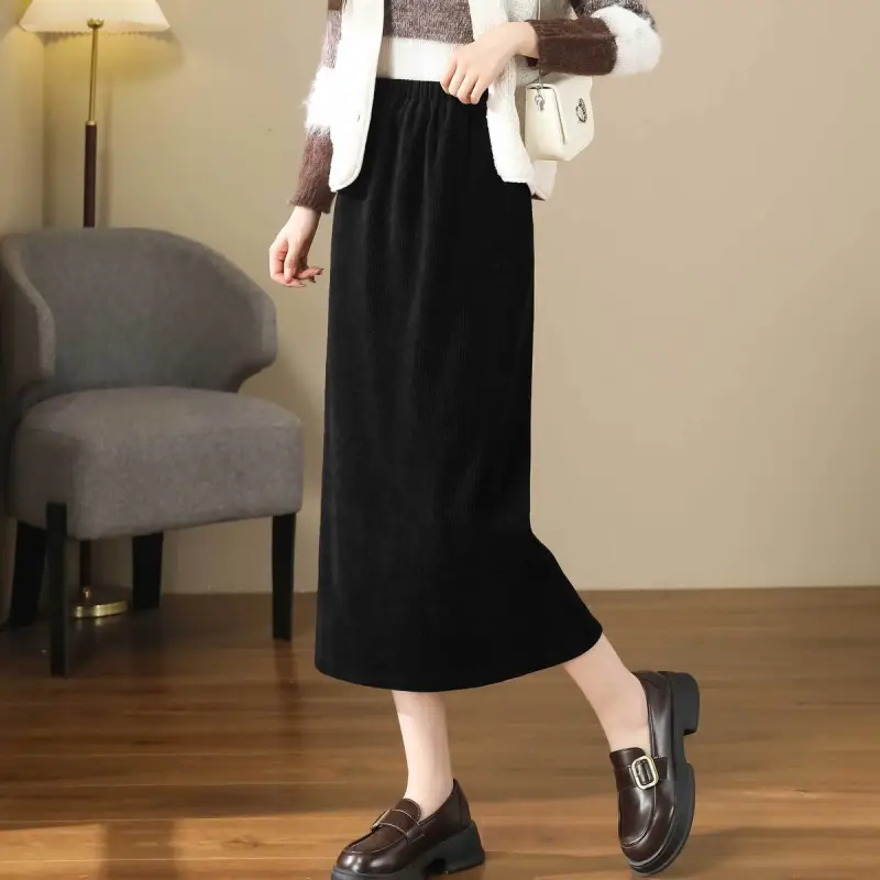 A paradise for awakening Casual Long Skirts Women's-9