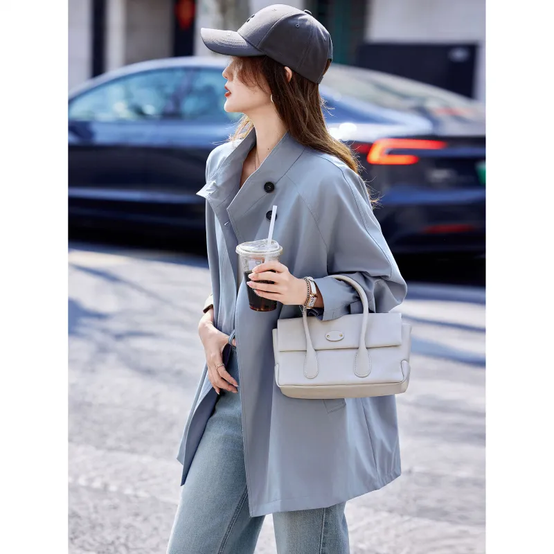 A Paradise For Awakening Trench Coat Women's-9