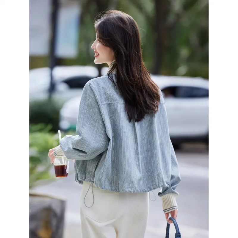 A Paradise For Awakening Jackets & Coats Women's Blue-2