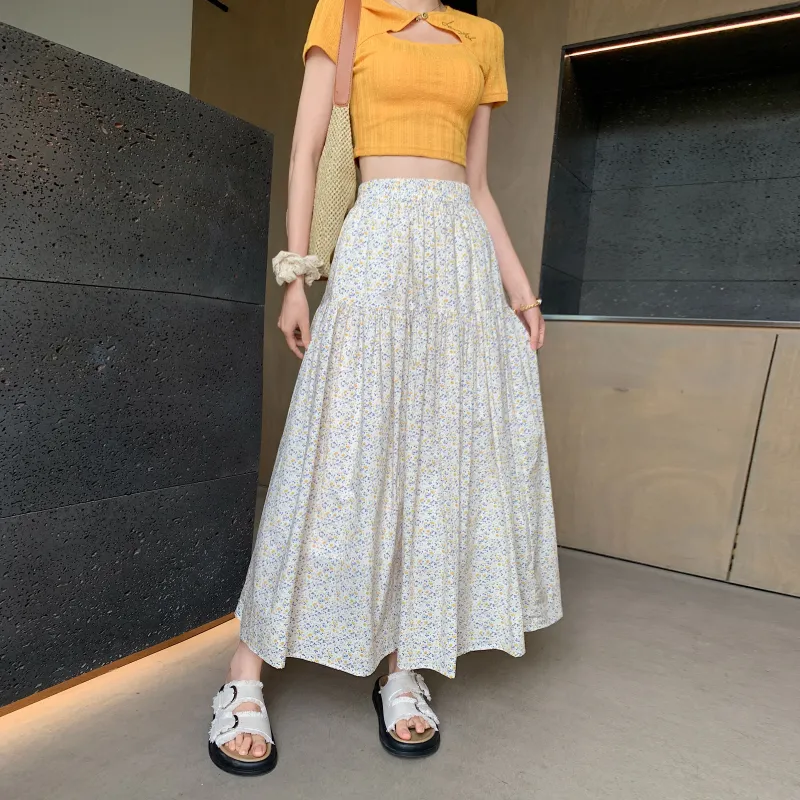 A Paradise For Awakening Casual Long Skirt Women's-5
