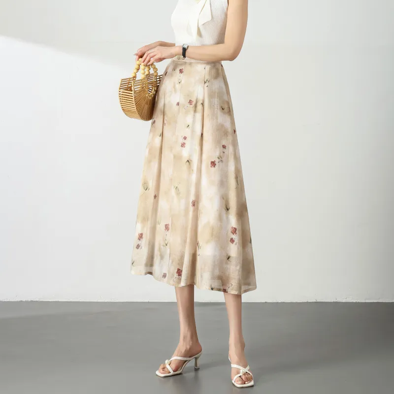 A Paradise For Awakening Casual Long Skirts Women's-7