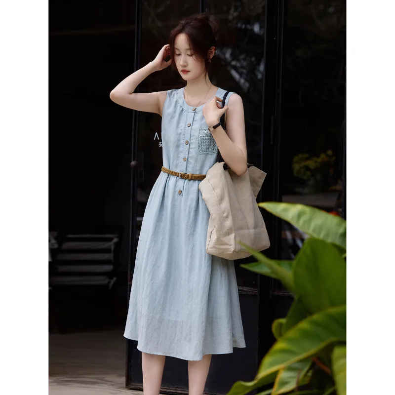 A Paradise For Awakening Sleeveless Dress Women's-6
